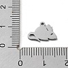 304 Stainless Steel Charms STAS-K272-01D-P-3