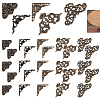 30Pcs 5 Styles Alloy Cabinet Box Corner Protectors FIND-PH0023-90-1