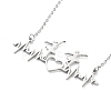 Non-Tarnish 304 Stainless Steel Pendant Necklaces for Women NJEW-C020-01P-1