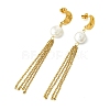 304 Stainless Steel Stud Tassel Earrings for Women EJEW-JE07185-4