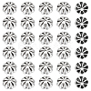 30Pcs Retro 925 Sterling Silver Bead Caps STER-BC0004-11-1