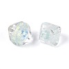Handmade Foil Glass Beads Strands FOIL-N033-01D-3