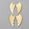 Left and Right Natural Yellow Shell Beads SSHEL-Q311-003-3