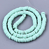 Handmade Polymer Clay Bead Strands X-CLAY-S094-6mm-A03-2