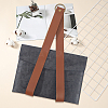 2Pcs PU Leather Wall Mounted Magazine Organizer Holder AJEW-CL0002-23-7