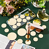   120Pcs 3 Sizes 3D Round Dot Acrylic Mirror Wall Stickers DIY-PH0013-25-5