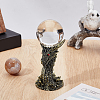 Resin Crystal Ball Holders ODIS-WH0038-228B-4