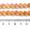Electroplate Glass Beads Strands EGLA-C010-01A-HR01-4