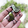 Bird Alloy Resin Dangle Earrings FS-WG8BC40-01-1
