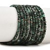 Natural Emerald Beads Strands G-B175-C05-2x2mm-2