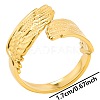 Stainless Steel Wing Open Cuff Ring for Unisex BT5137-2-1