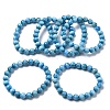 Natural Apatite Round Beads Stretch Bracelets for Women BJEW-Z158-03J-03-4