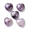 Natural Amethyst Heart Love Stone G-Z020-06-1