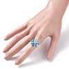 Snowflake Finger Rings RJEW-TA00023-03-5