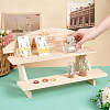 DIY 2 Tier Stair Style Wooden Plant Stand Kit ODIS-WH0299-11B-3