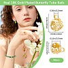 30Pcs Brass Tube Bails KK-BBC0015-05-2