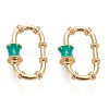 Brass Enamel Screw Carabiner Lock Charms LS-KK-L006-002G-1