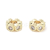 Brass Micro Pave Cubic Zirconia Beads KK-C051-32G-02-1