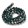 Electroplate Opaque Glass Beads Strands EGLA-A035-P6mm-A23-2