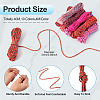 40M 10 Colors Polyester & Spandex Cord Ropes NWIR-TA0001-36-3