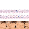 Transparent Glass Beads Strands EGLA-N016-3mm-04-4