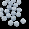 Round Imitation Gemstone Acrylic Beads X-OACR-R029-8mm-31-1