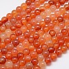 Natural Carnelian Beads Strands X-G-N0006-10mm-17-3