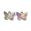 Ion Plating(IP) 304 Stainless Steel Charms STAS-C059-04M-2