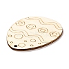 DIY Crafts Easter Egg Shape Cutouts Pendants LS-AJEW-P087-B01-08-4