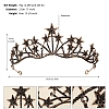Alloy Rhinestone Hair Bands  for Woman Girls PW-WGA69DD-13-1
