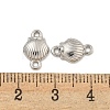 Tarnish Resistant 304 Stainless Steel Links Connector Charms STAS-I307-509A-P-3