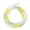 Electroplate Glass Beads Strands EGLA-D300-06-6mm-21-3