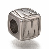 Tarnish Resistant 304 Stainless Steel European Beads OPDL-L020-001W-2
