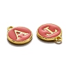 Initial Letter A~Z Alphabet Enamel Charms ENAM-X0018-11-3