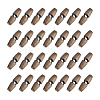 50Pcs 1-Hole Wood Buttons BUTT-UN0001-27A-1