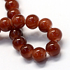 Baking Paint Imitation Jade Glass Round Bead Strands X-DGLA-Q021-6mm-11-2