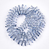 Electroplate Glass Beads Strands EGLA-S176-05B-B06-2
