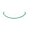 Transparent Glass Bicone Beaded Necklaces with 304 Stainless Steel Lobster Claw Clasp & Chain Extender NJEW-JN04223-5
