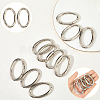 10Pcs Zinc Alloy Spring Gate Rings FIND-SP0004-31P-5