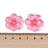 Flower Series Resin Cabochons CRES-Q008-01E-3