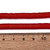 Handmade Polymer Clay Beads Strands CLAY-R089-6mm-036-4