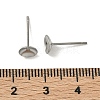 Non-Tarnish 304 Stainless Steel Post Stud Earring Findings X-STAS-R063-50-4