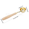 Brass Wax Sticks Melting Spoon AJEW-I043-01G-02-2