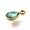 304 Stainless Steel Pendants STAS-Q346-04G-02-3