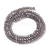 Baking Electroplate Glass Beads Strands X-DGLA-A039-J2MM-B06-2