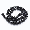 Natural Black Onyx Beads Strands G-E469-07-4mm-2