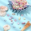 400Pcs 5 Styles Craft Style Acrylic Beads MACR-YW0003-14-3
