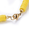 Handmade Polymer Clay Heishi Beads Choker Necklaces NJEW-JN02446-04-3