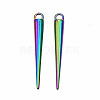 Rainbow Color Alloy Pendants PALLOY-N163-112-NR-2