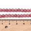Natural Rhodonite Round Bead Strands G-G735-09-4mm-2